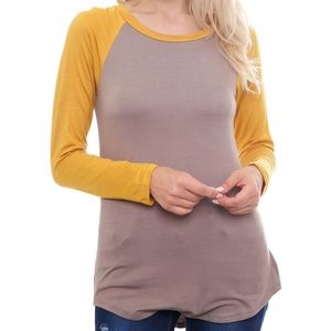 Women's Baseball Raglan Long Sleeve Tee